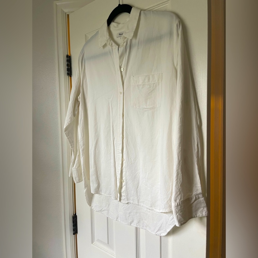 Madewell white button down